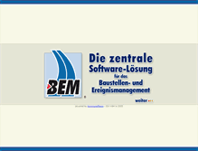 Tablet Screenshot of bem.de